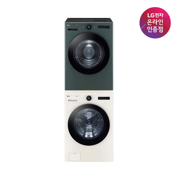LG 트롬 오브제컬렉션 세탁기 건조기세트 FX24ENE-GNG