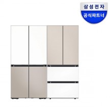 삼성전자 비스포크 키친핏 냉장고 김치냉장고 세트 RM70F63R2ZG+RQ42DB94R2AP 베이지+화이트 조합형